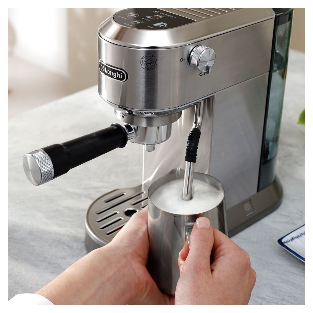 Machine à café manuelle Dedica Duo - Acier inoxydable