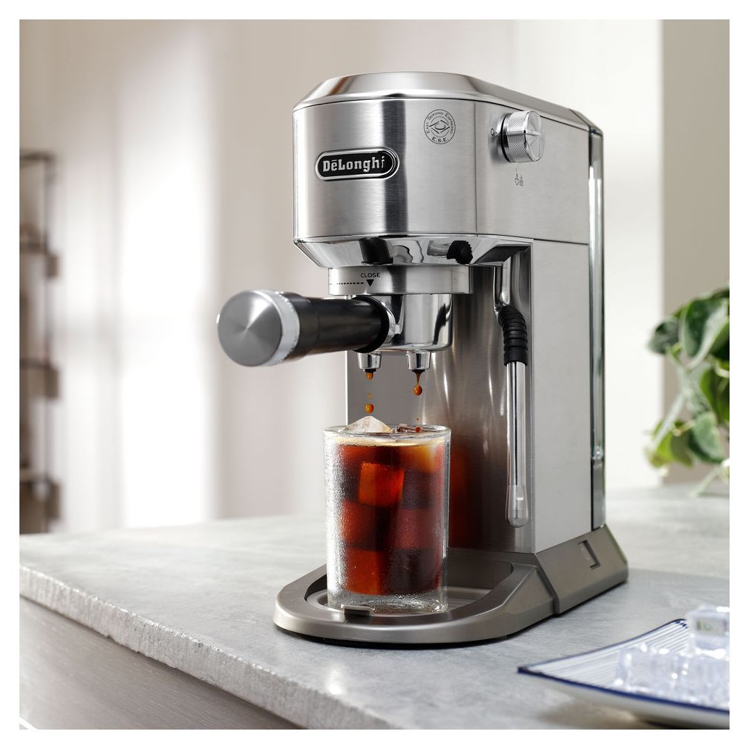 Machine à café manuelle Dedica Duo - Acier inoxydable