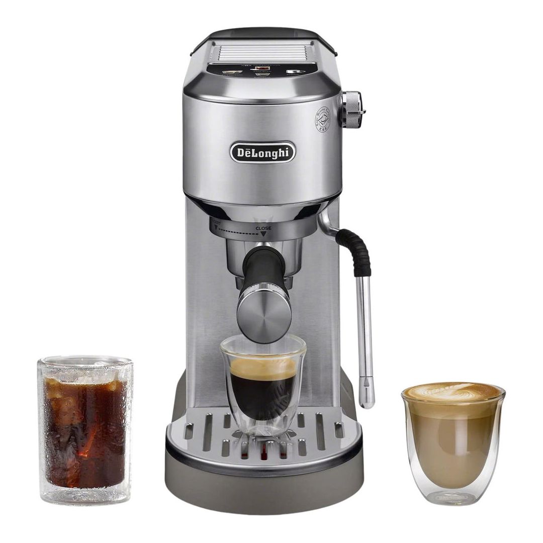 Machine à café manuelle Dedica Duo - Acier inoxydable
