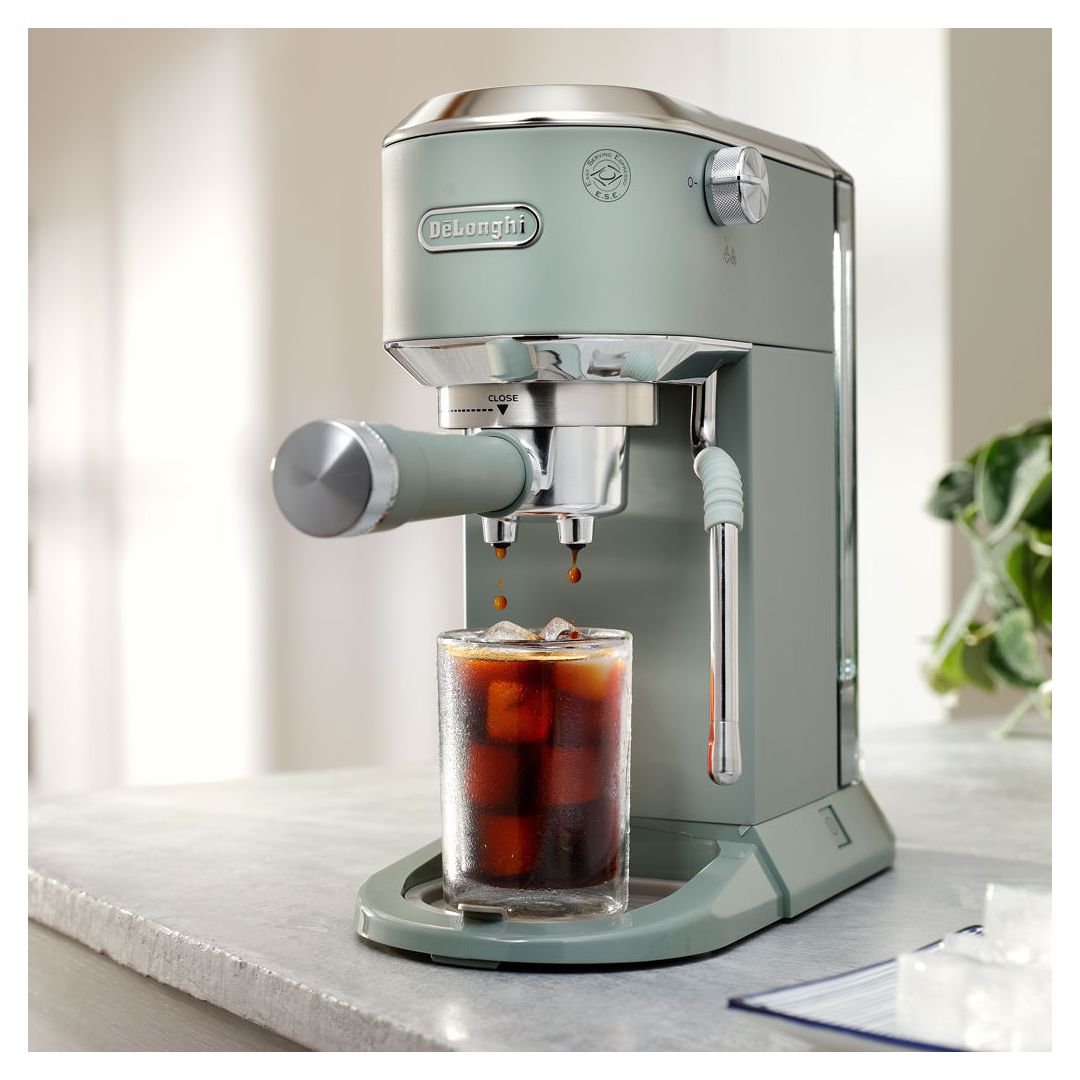 Dedica Duo Manual Coffee Machine - Pistachio - De'Longhi - Doyon