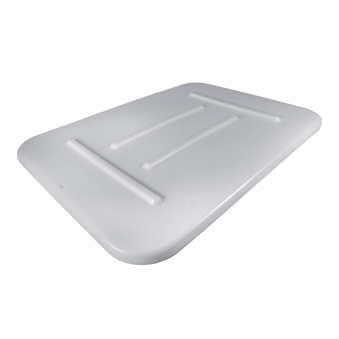 Couvercle pour bac tout usage gris 20"x15"x5" (paquet de 2)