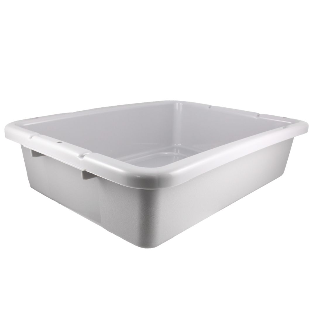 Bac tout usage 20" x 15" x 5" - Gris (2/pqt)