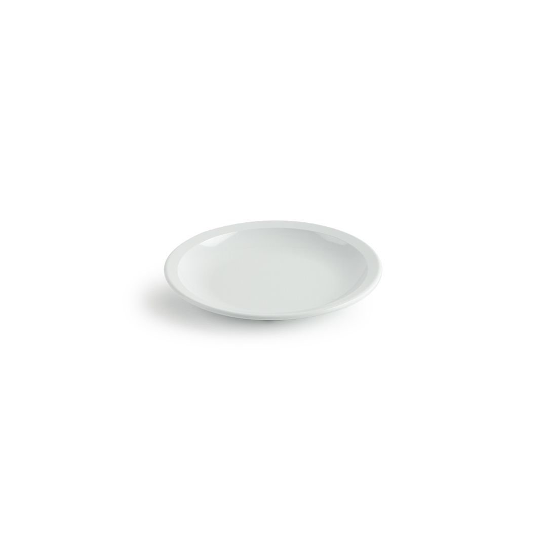 Assiette ronde en mélamine 7" - Miralyn blanc