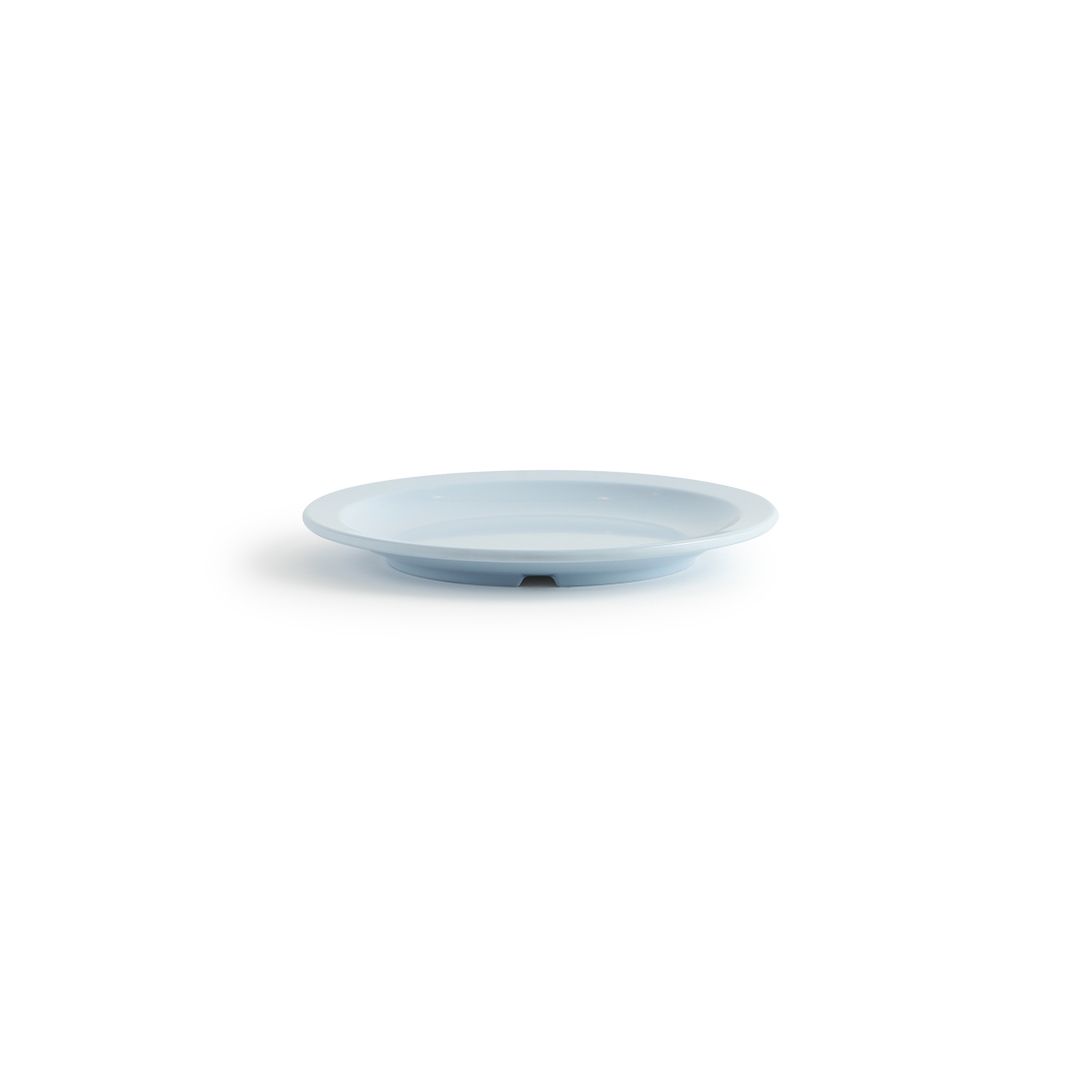 Assiette ronde en mélamine 9" - Miralyn bleu