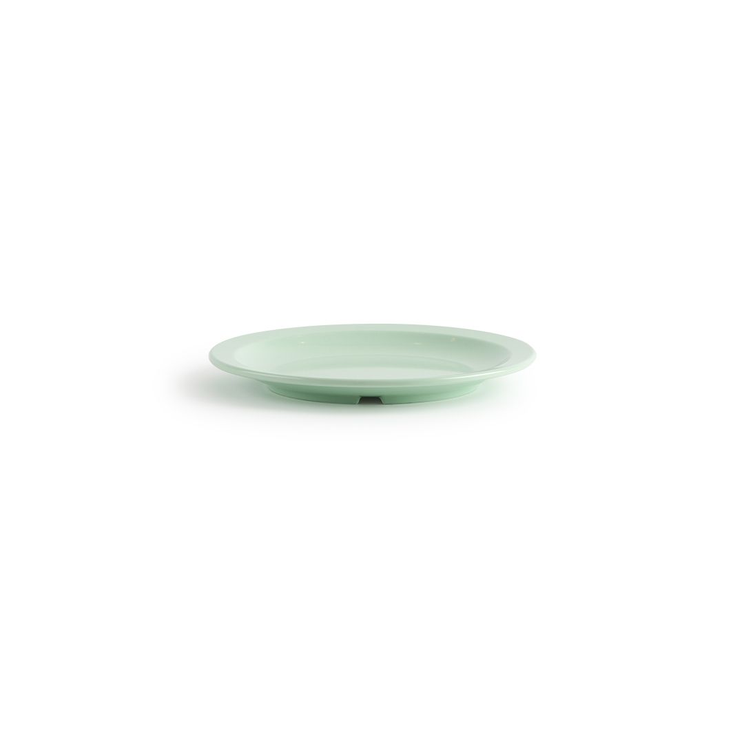 9" Round Melamine Plate - Miralyn Green
