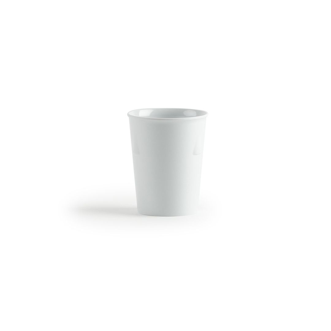 Verre en mélamine léger 8 oz - Miralyn blanc