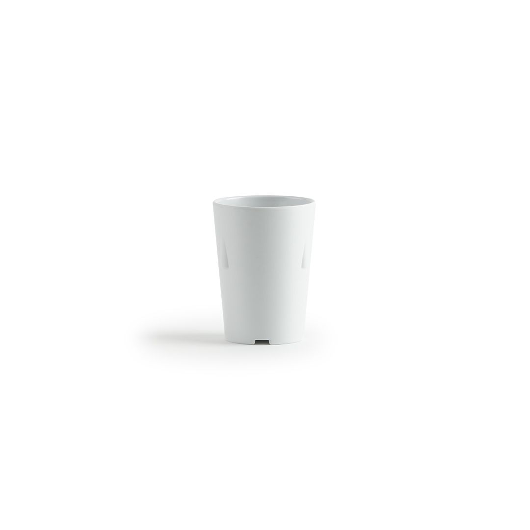 Verre en mélamine 5 oz - Miralyn blanc