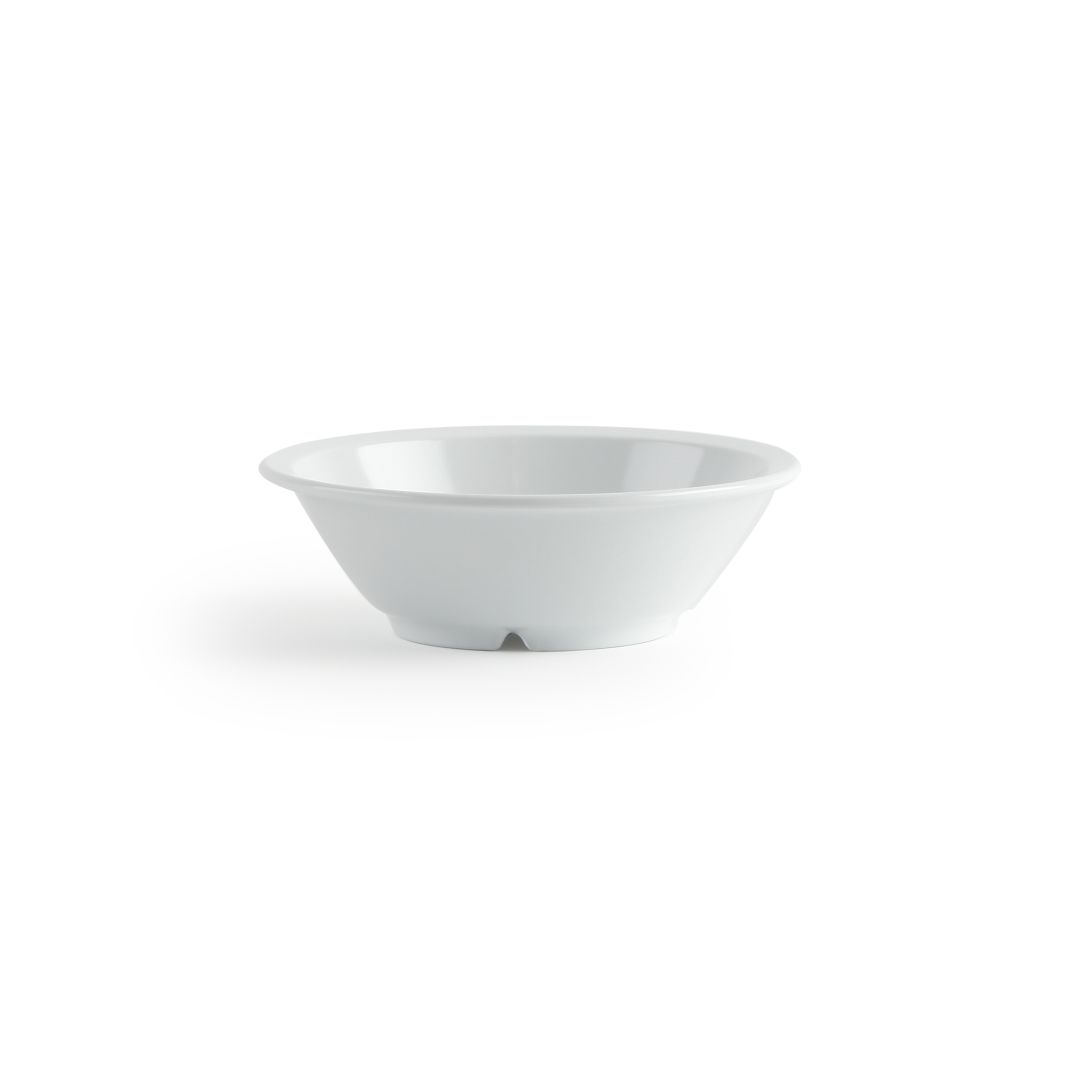 Bol rond en mélamine léger 4 oz - Miralyn blanc