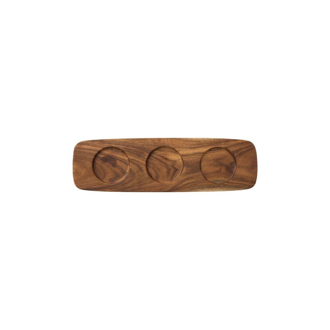 Plateau de service en bois pour petits bols - Artesano Original