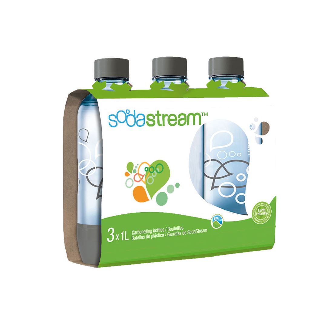1L BOUTEILLES GRIS 3-PACK