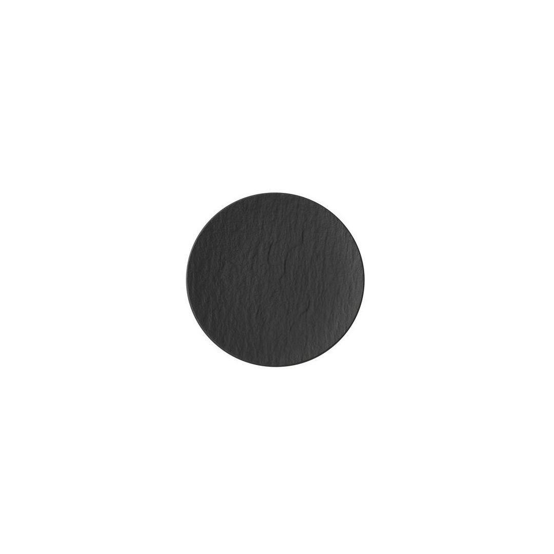 Assiette ronde 6,25" - Manufacture Rock gris-noir