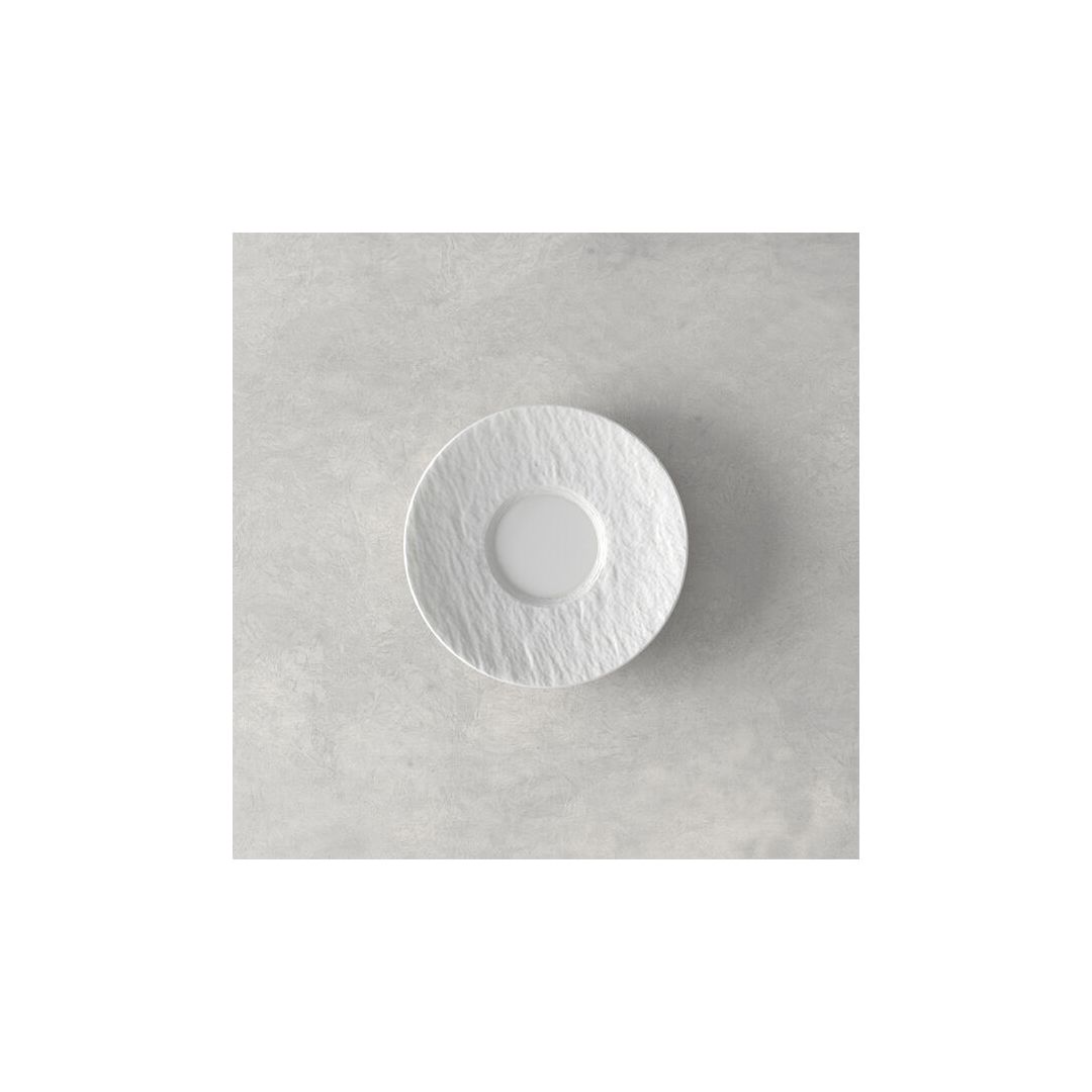 4.75" Saucer for Half Cup - Manufacture Rock White