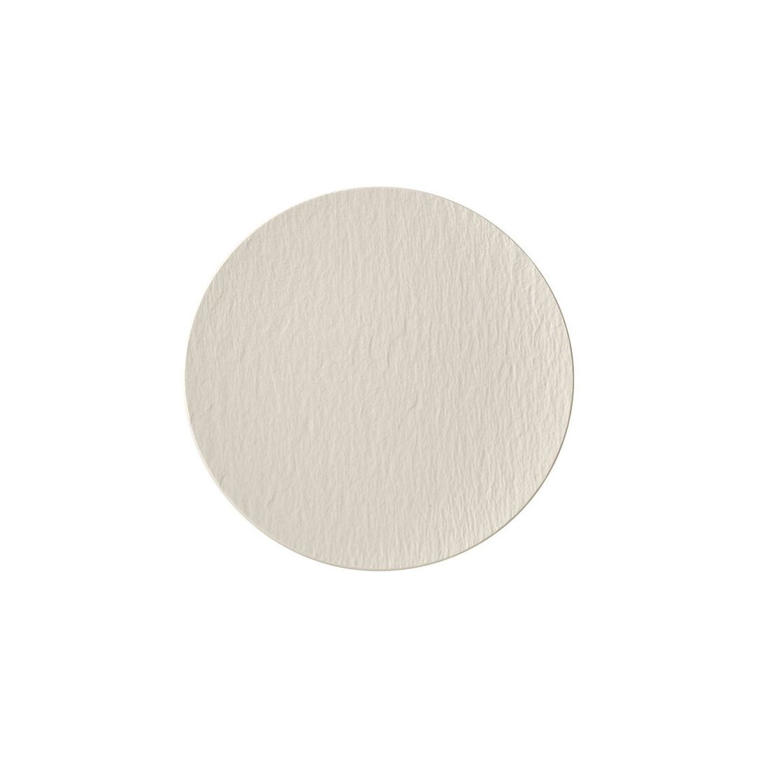 Assiette ronde 12,5" - Manufacture Rock blanc