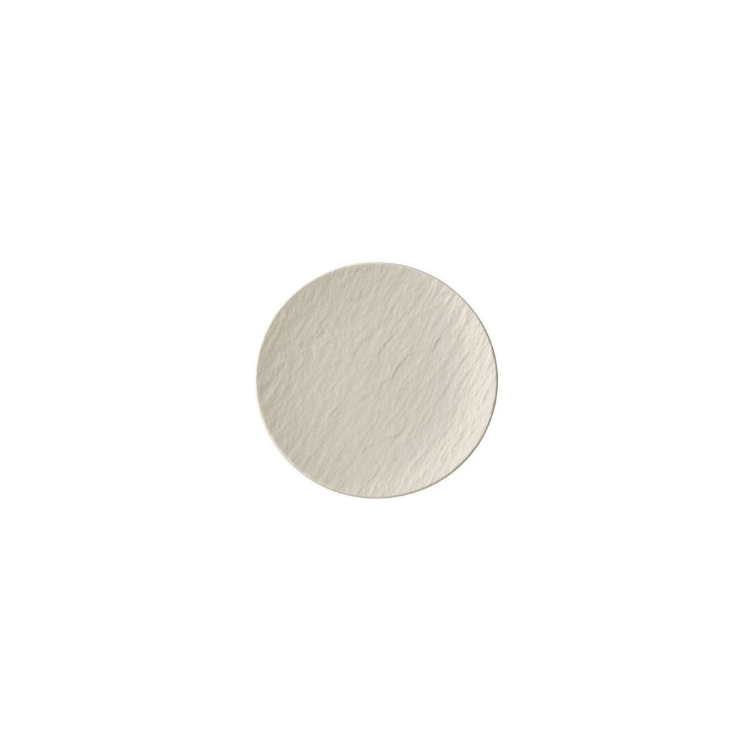 Assiette ronde 6,25" - Manufacture Rock blanc
