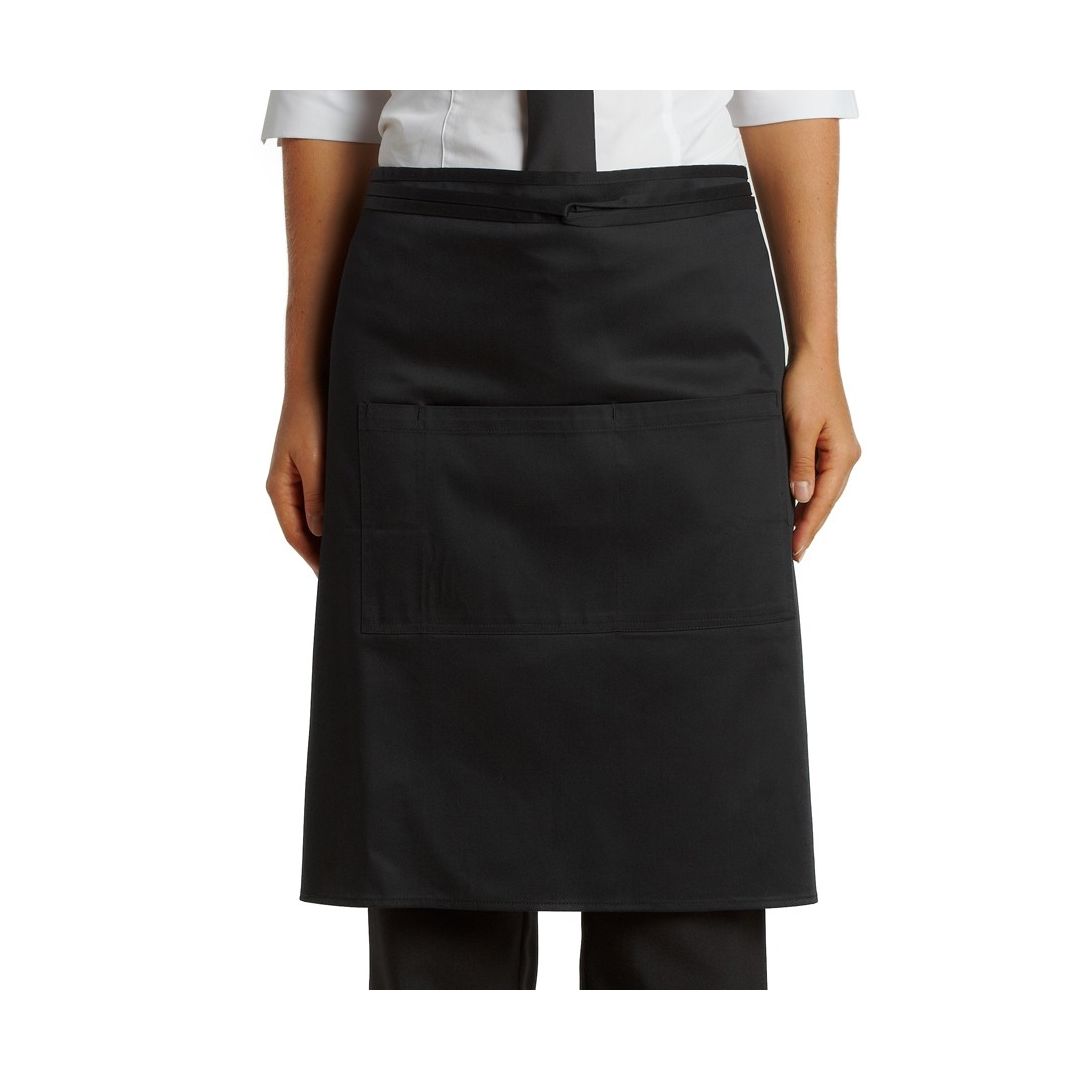 Tablier de taille avec poche Bistro II - Noir