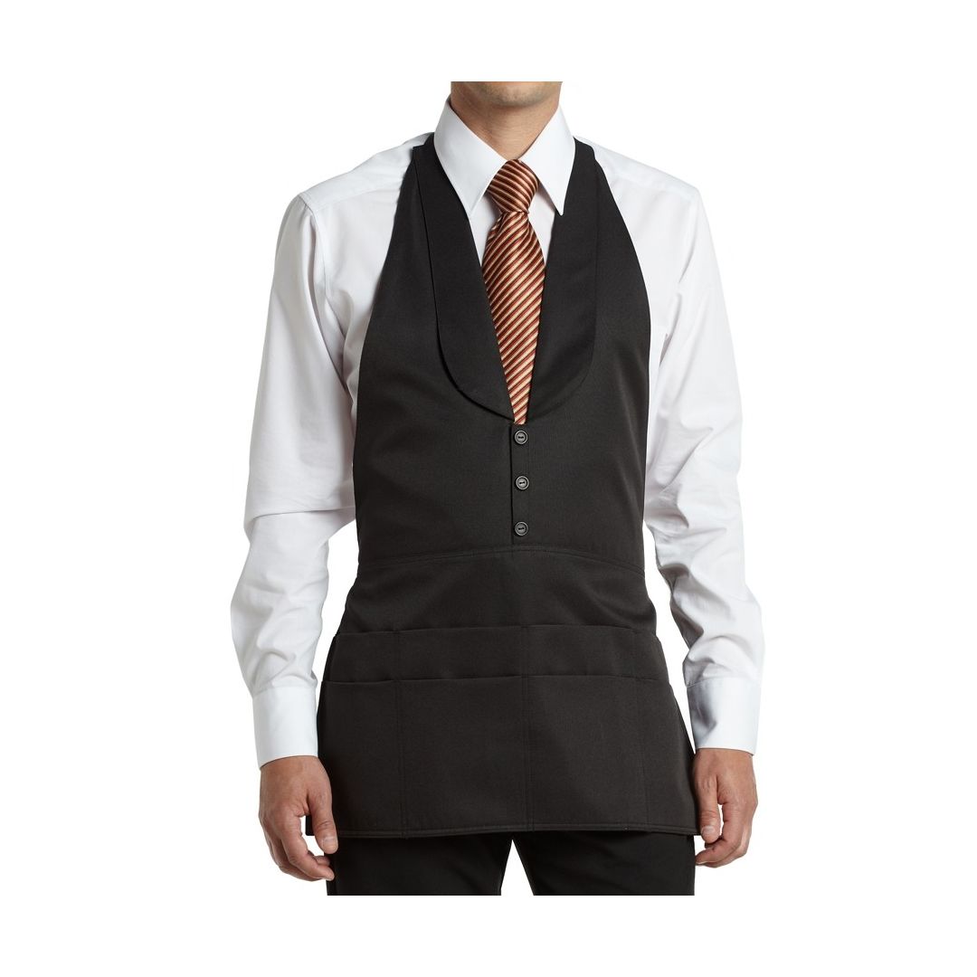 Tablier de service avec poches - Noir