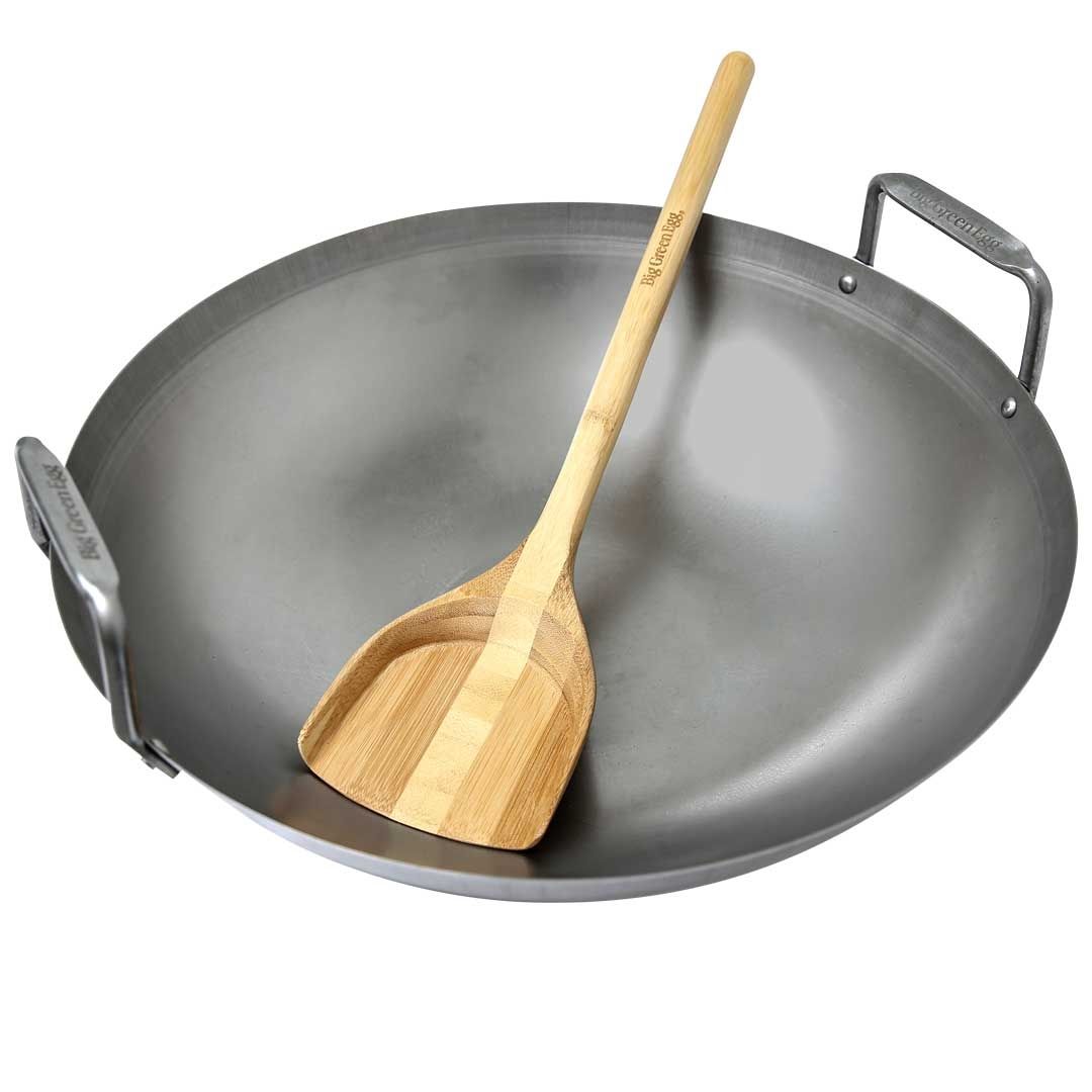 Wok en acier au carbone