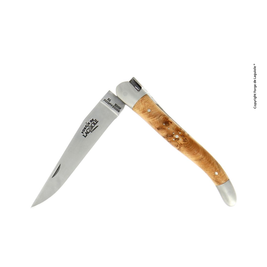 Couteau pliant 11 cm - Genévrier, satiné