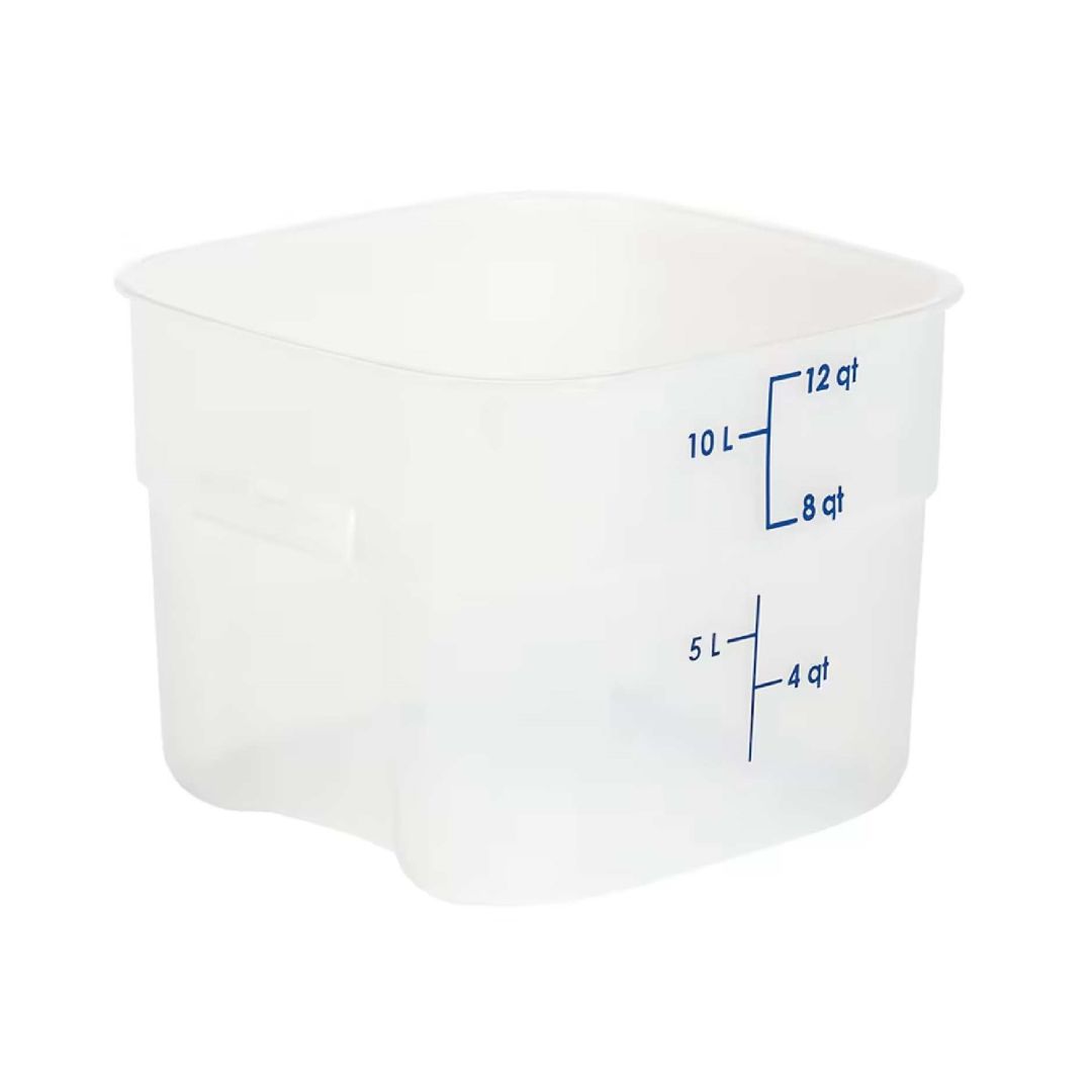 Récipient gradué carré FreshPro 11,4 L - Translucide