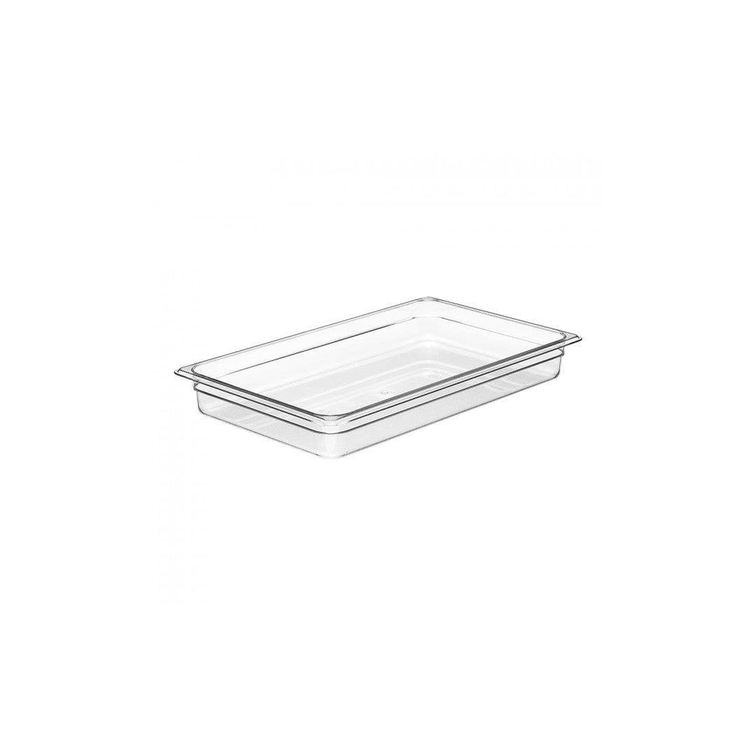 Bac gastronome transparent Camwear 2,5" - Pleine grandeur