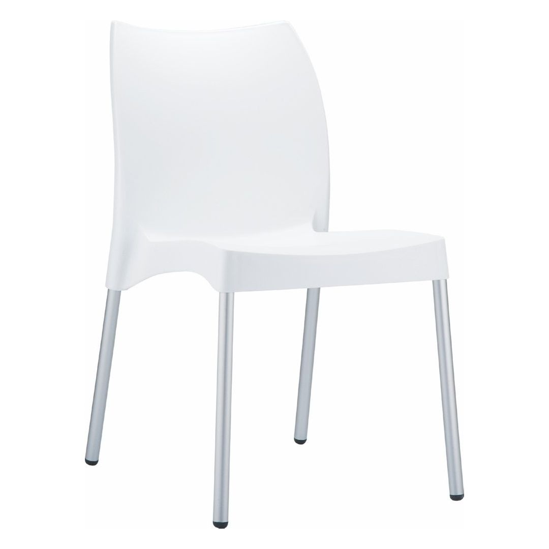Chaise en résine Vita - Blanc