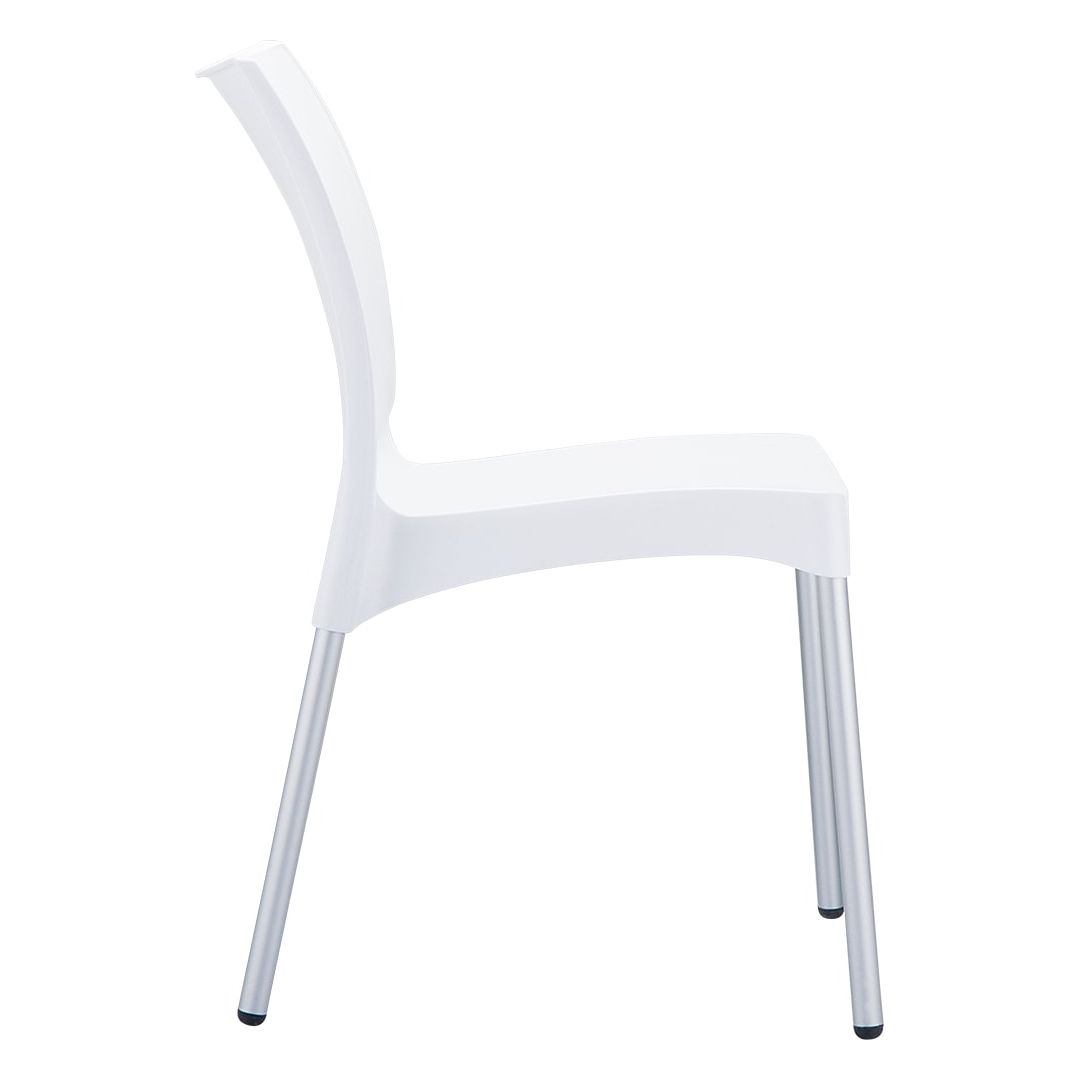 Chaise en résine Vita - Blanc