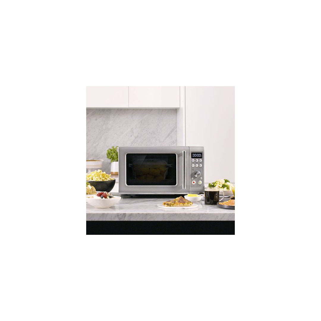 Four à micro-ondes compact Wave - Argent