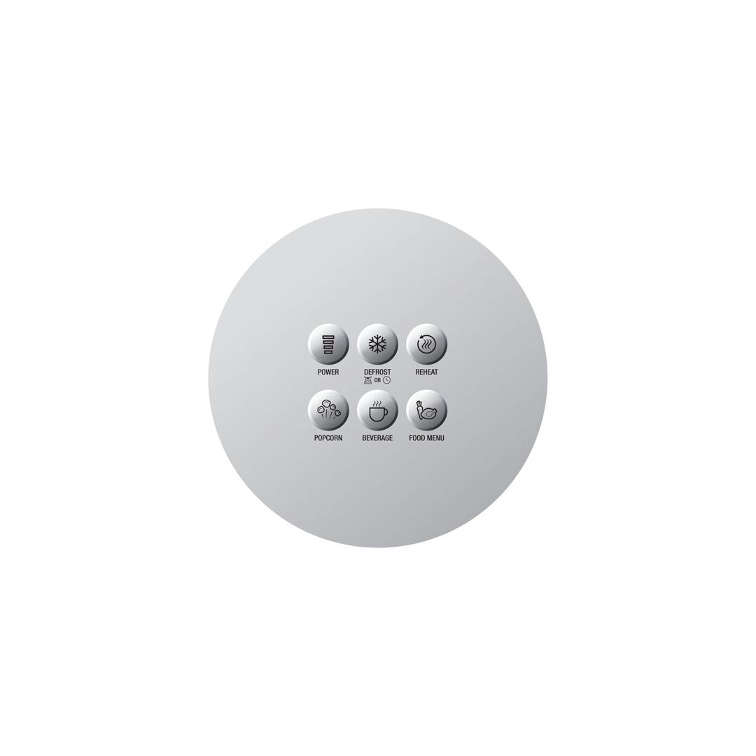 Four à micro-ondes compact Wave - Argent