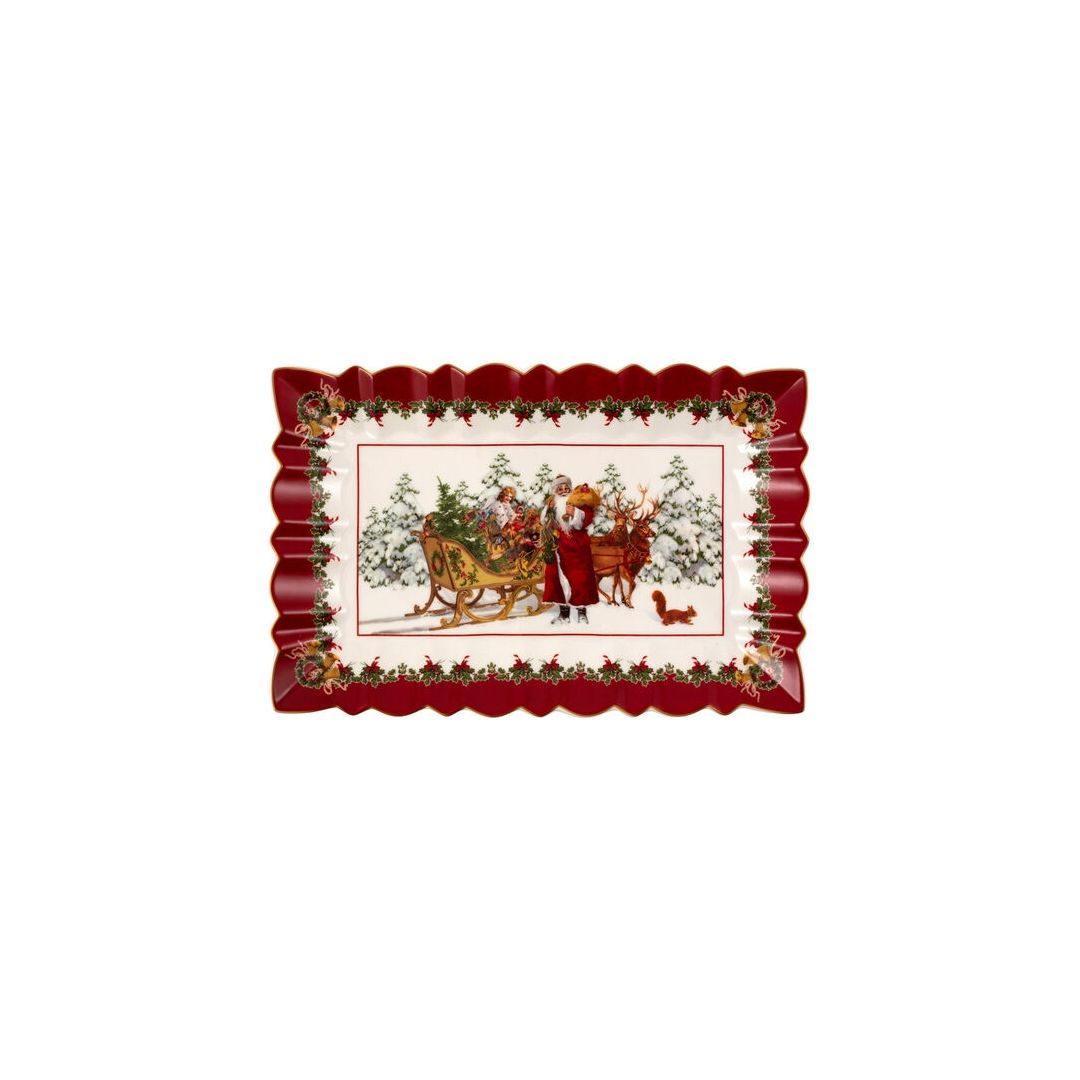 Assiette de service rectangulaire 13,75" x 9" - Toy's Fantasy