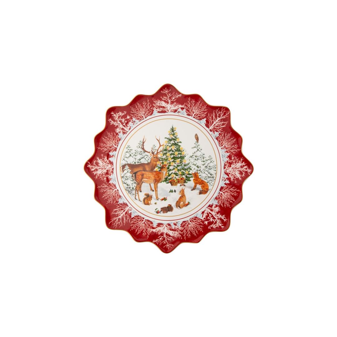 Assiette de service creuse ronde 16,5" - Toy's Fantasy