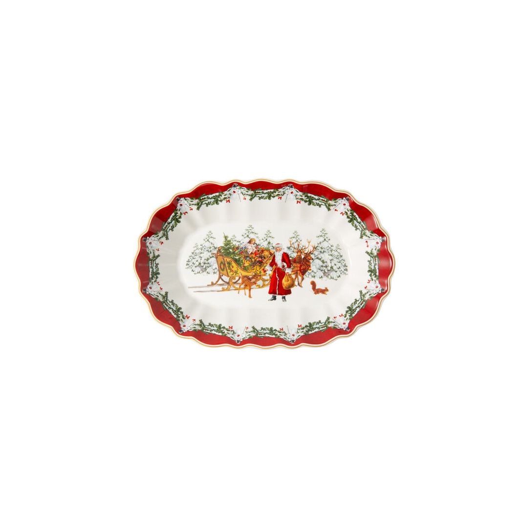 Assiette de service ovale 11,5" x 7,5" - Toy's Fantasy