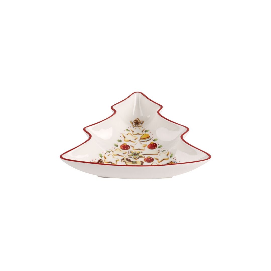 Assiette creuse en forme de sapin 6,5" - Winter Bakery Delight