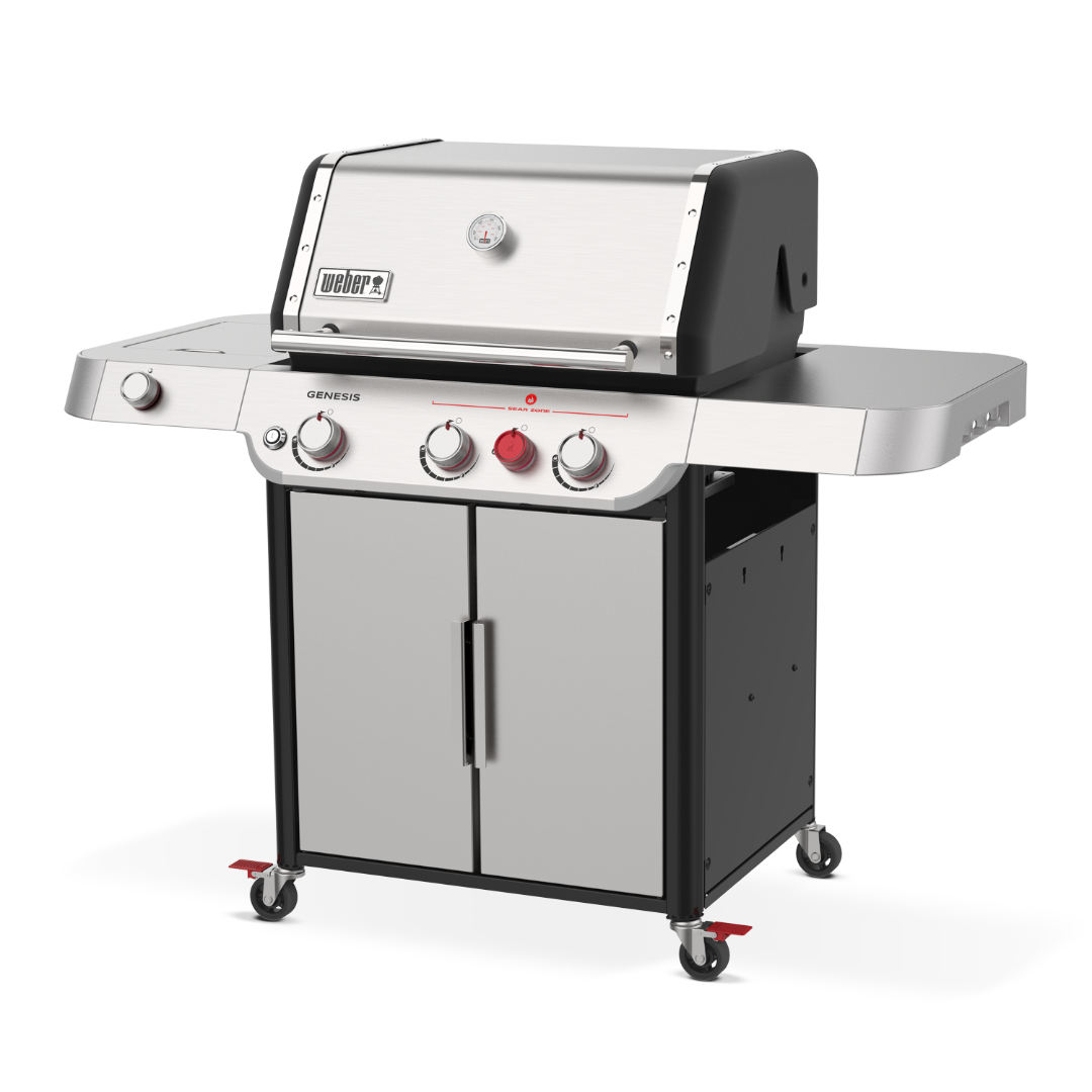 Genesis S-335C Propane Gas Grill w/ Side Burner - S/S