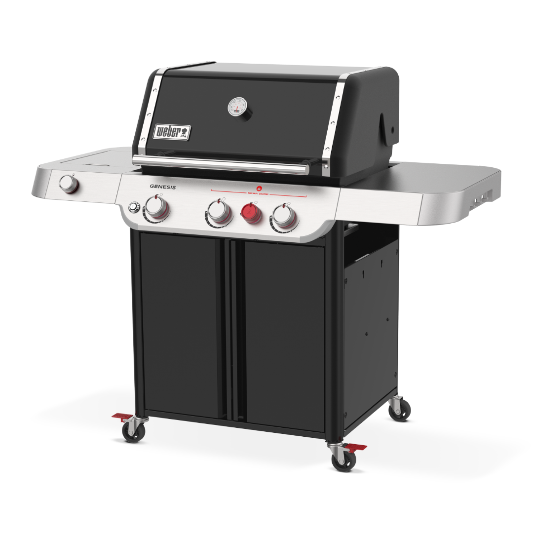 Genesis E-335C Propane Gas Grill w/ Side Burner - Black