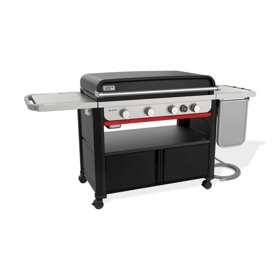 Plancha à quatre brûleurs au gaz naturel Slate 36" - Noir
