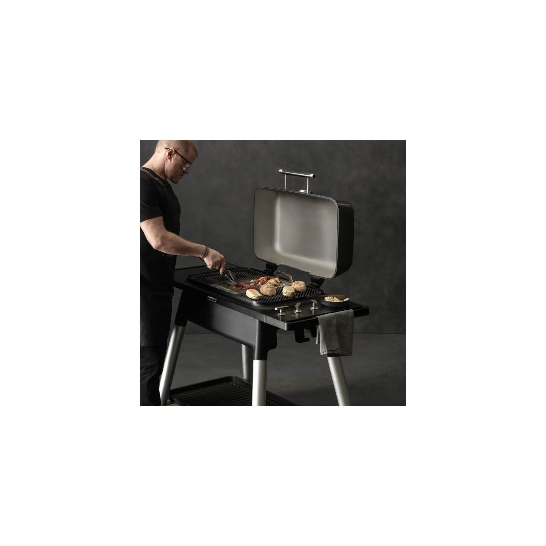 BBQ au gaz deux brûleurs Force – Noir mat
