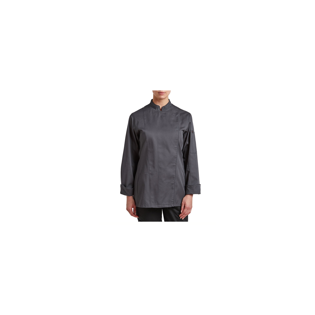 Veste de chef pour femme petit Breeze - Gris