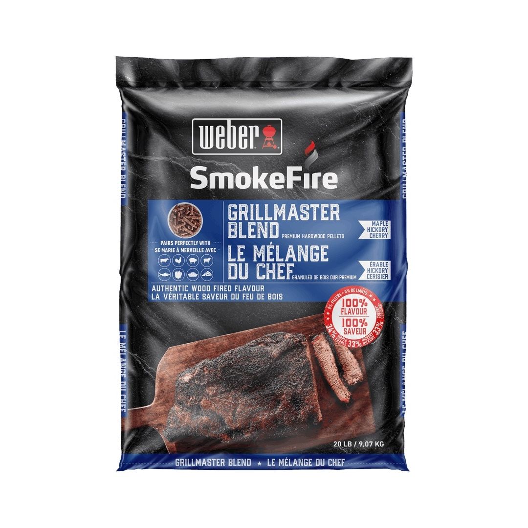 Granules de bois Le mélange du chef SmokeFire - 20 lb