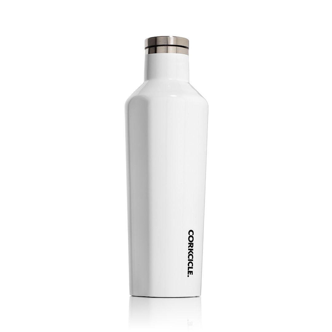 Bouteille isolée Canteen 16 oz - Blanc lustré