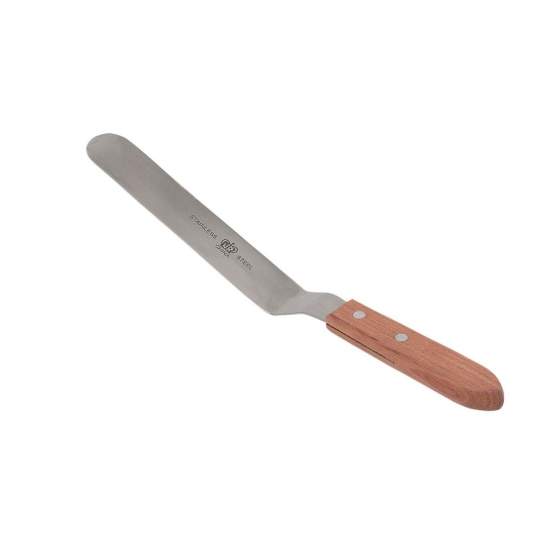 Spatule à pâtisserie coudée en acier inoxydable 4,25"