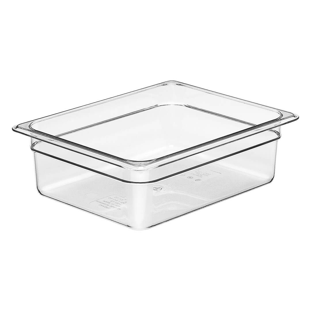 Bac gastronome transparent Camwear 4" - Demi-grandeur
