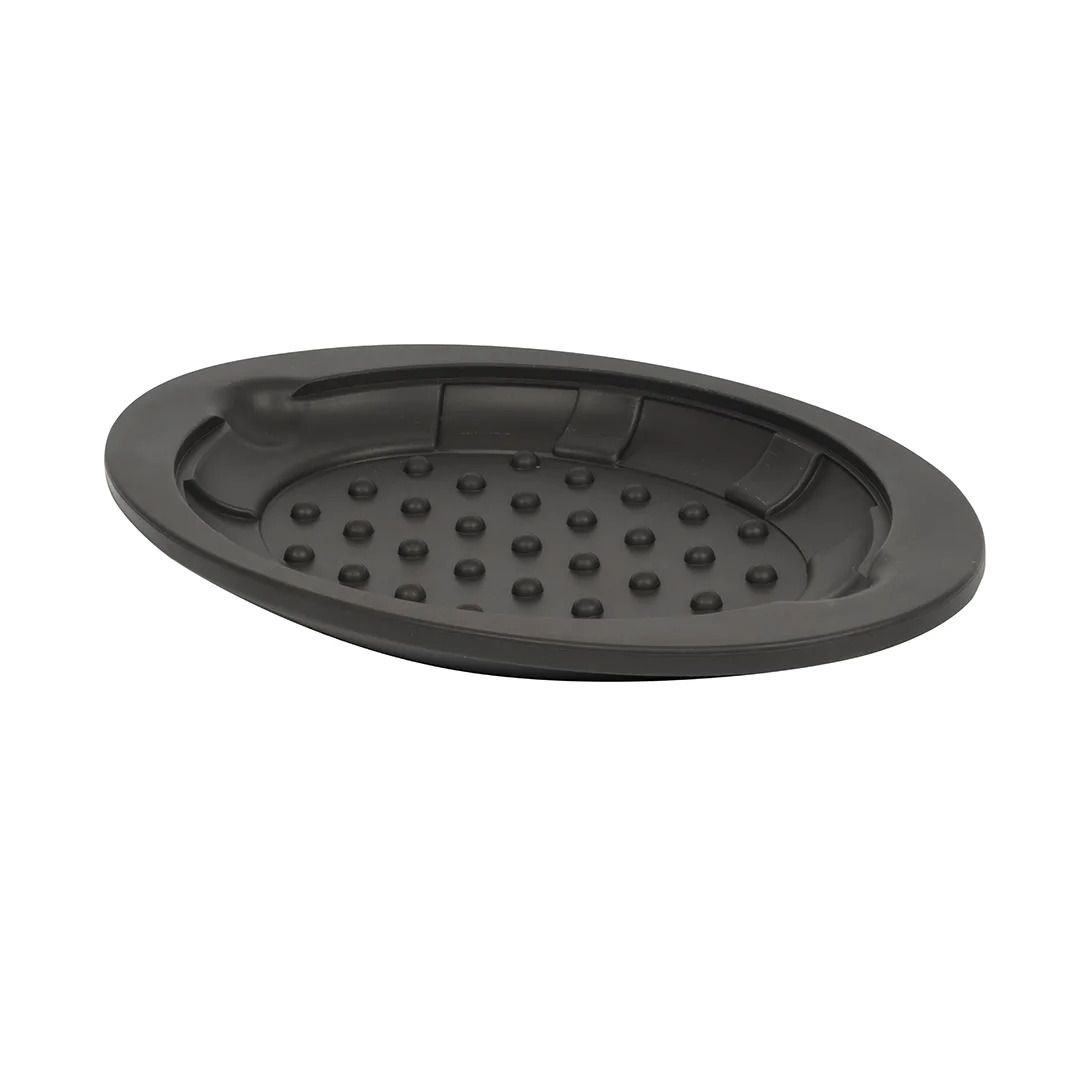 Sous-plat ovale en silicone - Noir