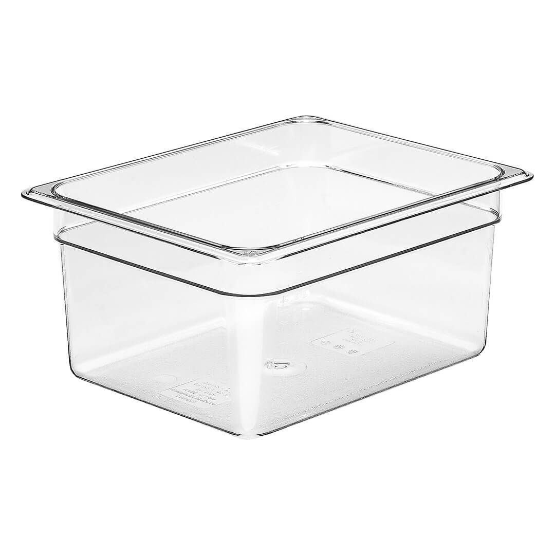 Bac gastronome transparent Camwear 6" - Demi-grandeur