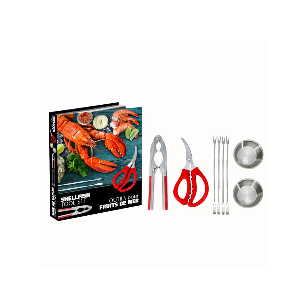 Ensemble 8 pièces outils pour fruits de mer