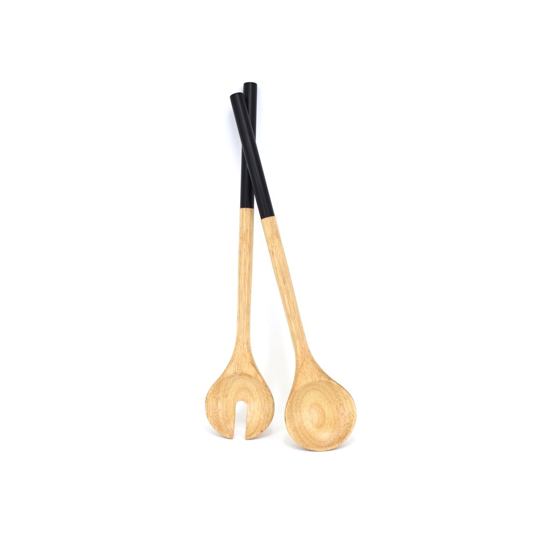 Ensemble de couverts à salade en bois