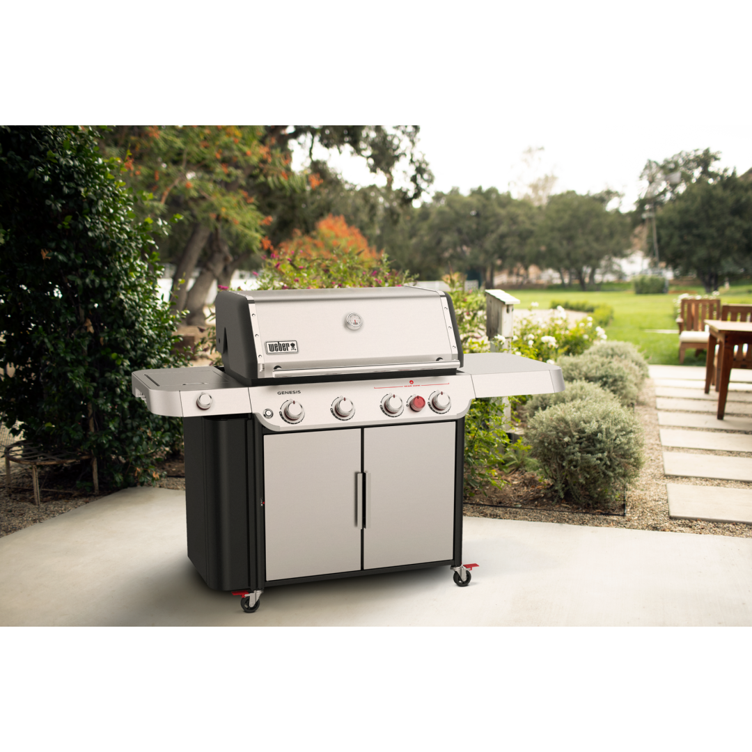 Genesis S-435 Propane Gas Grill - Stainless Steel