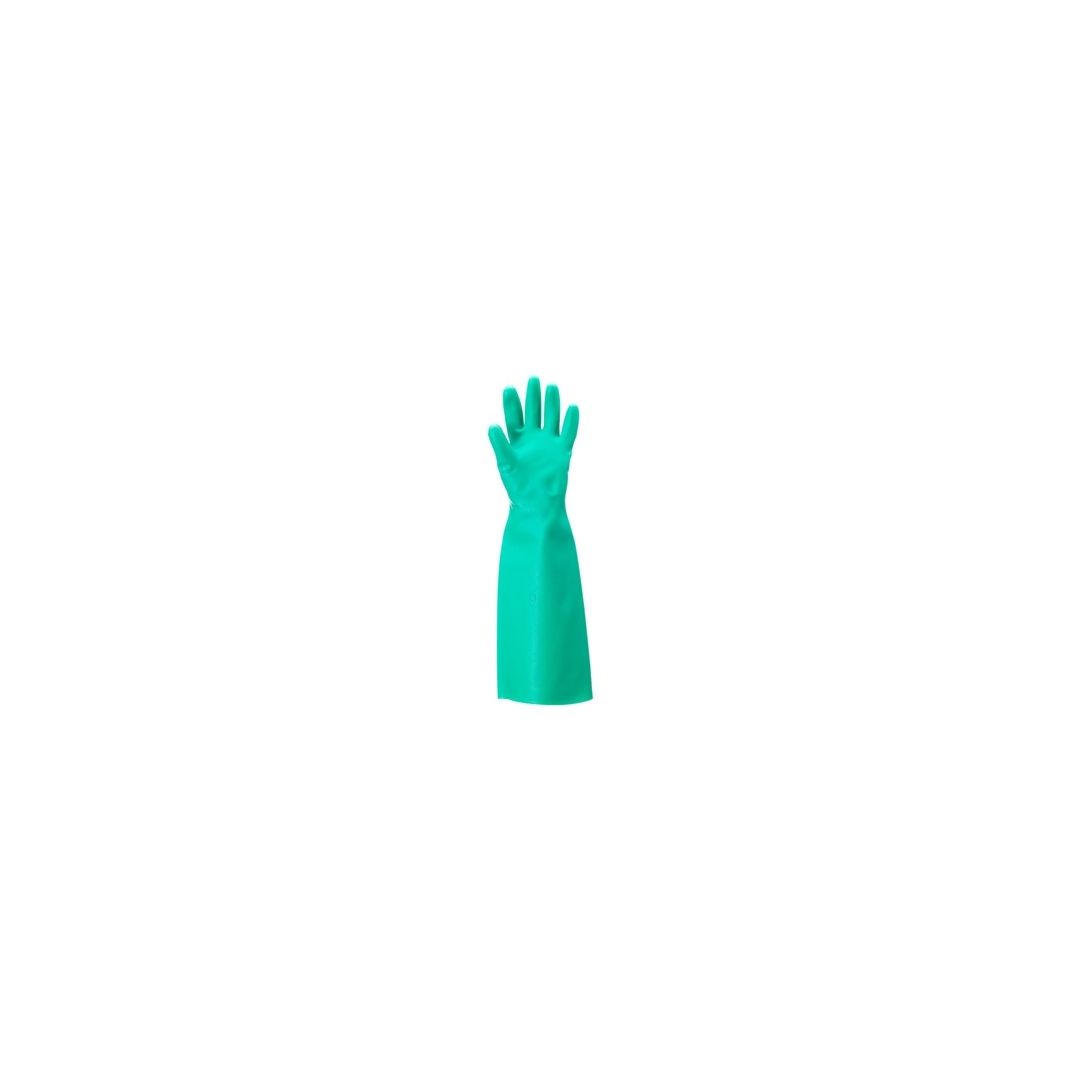18" AlphaTec Solvex Pair of Size 10 Nitrile Gloves - Green
