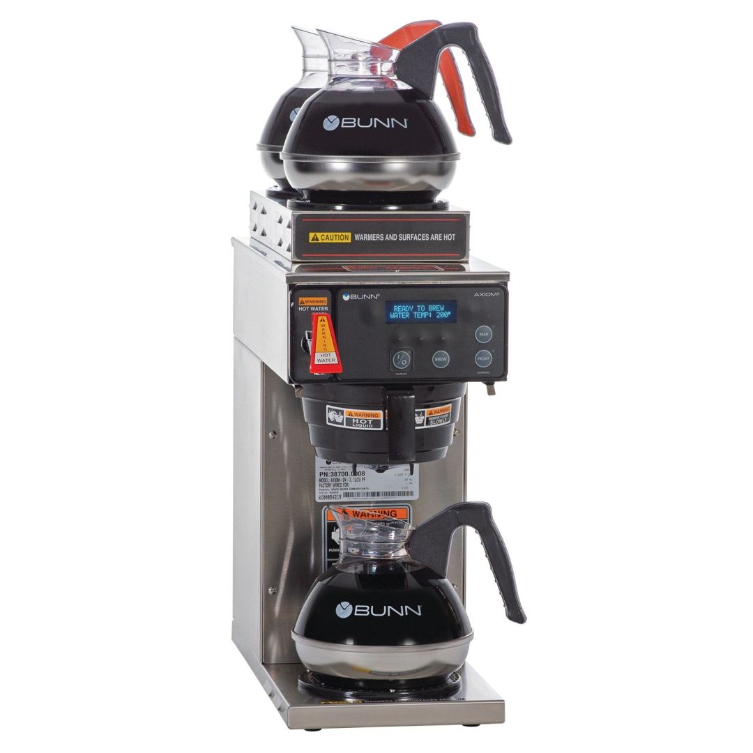 Machine à café automatique avec trois réchauds