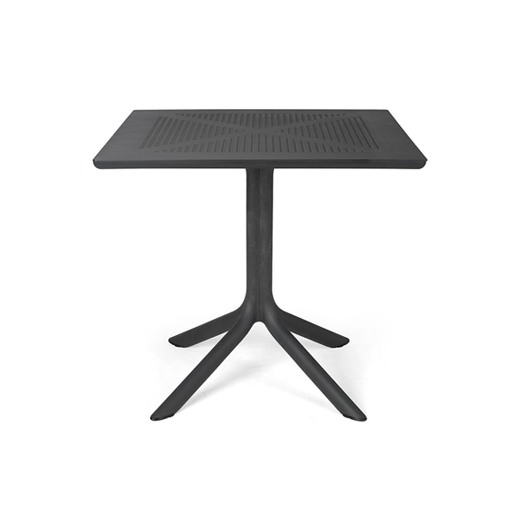 Table d'extérieur carrée Clip 31,5" - Anthracite