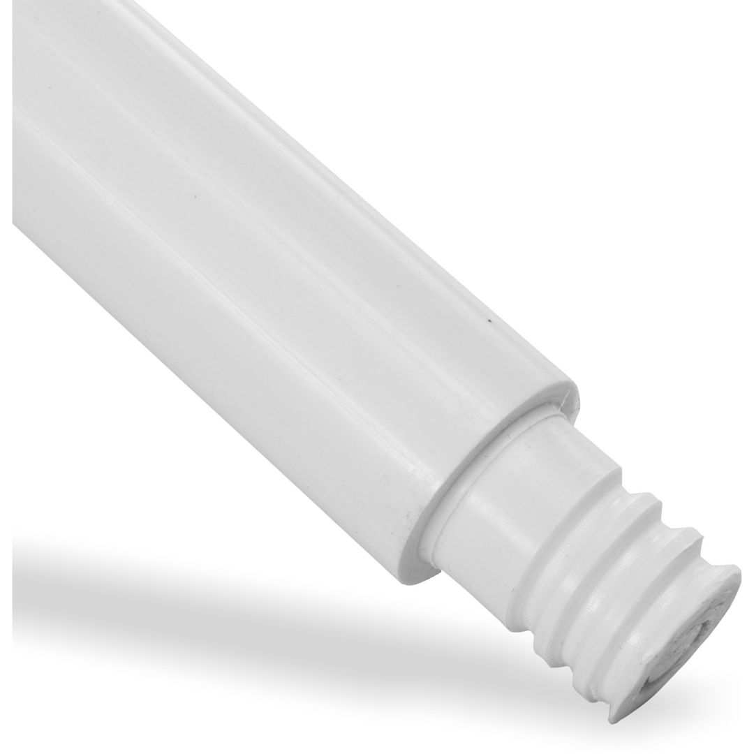 Manche de plastique 36" - Blanc
